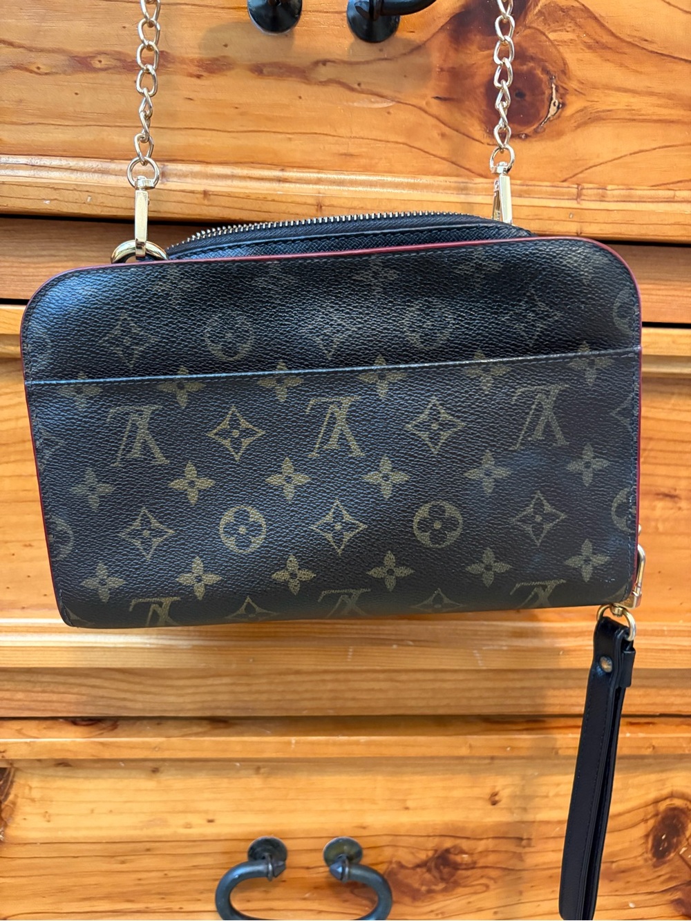 Authentic Louis Vuitton Monogram Orsay Canvas Clutch Bag Vintage 2008 As Is